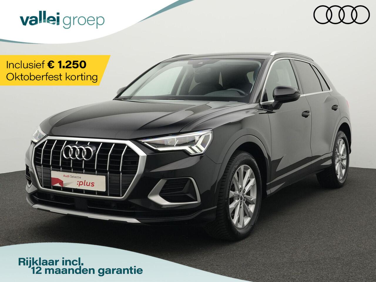 Audi Q3 35 TFSI 150 pk S-tronic Advanced | Matrix LED | Leder | Parkeersensoren voor/achter | Stoelverwarming | Cruise Control | Side Assist | 18 inch