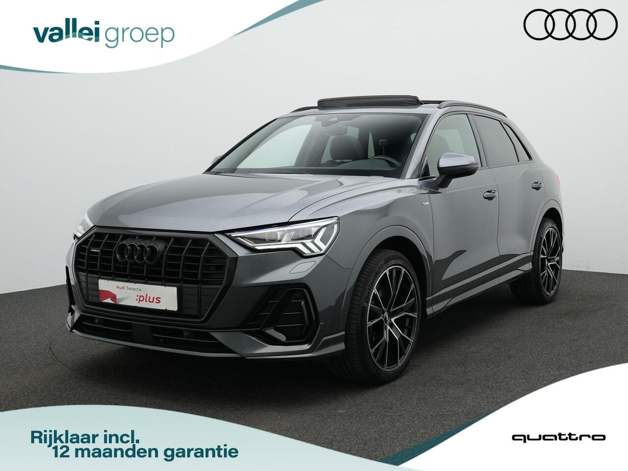 Audi Q3 40 TFSI 190 pk S-tronic quattro S edition / S-Line - Origineel NL | Panoramadak | Trekhaak | Matrix LED | Achteruitrijcamera | Navigatie | Adaptive Cruise