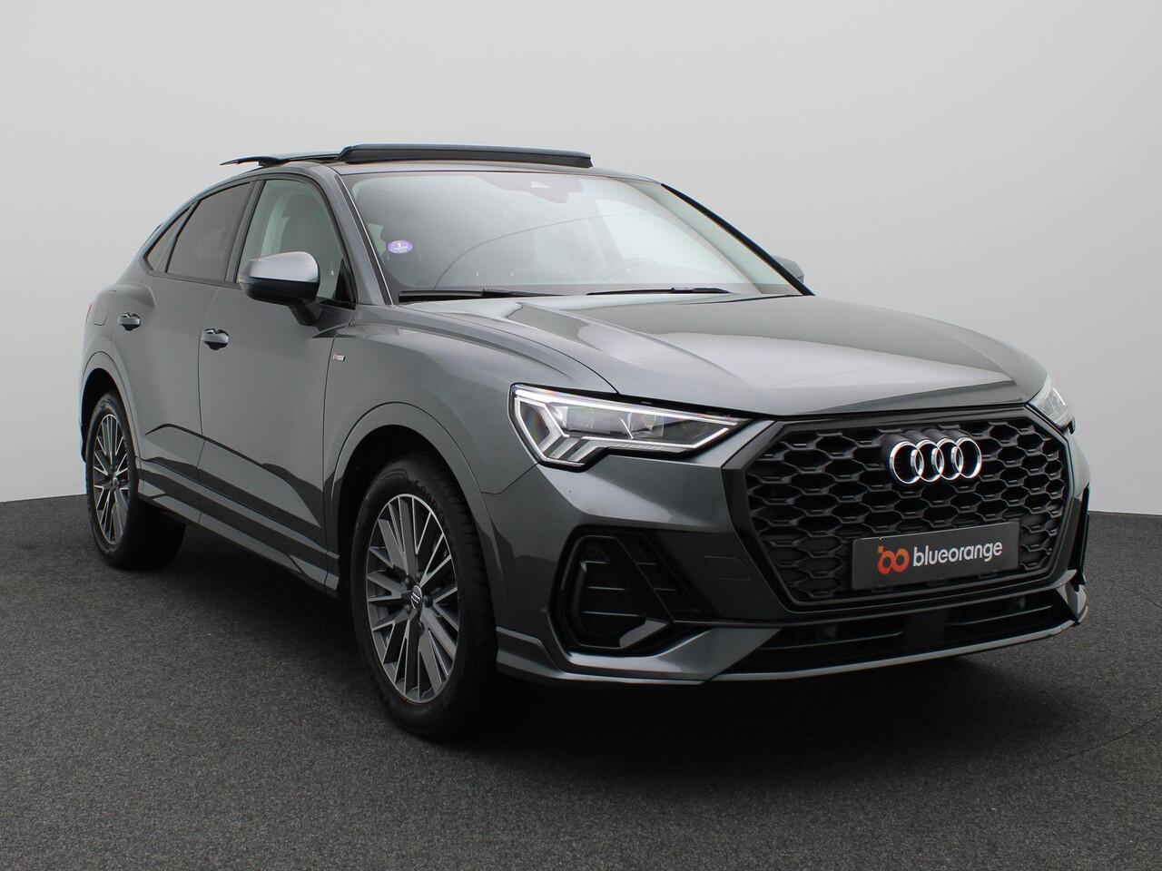 Audi Q3 Sportback 35 TFSI Pro Line S 150PK S-Tronic Pano-Schuifdak, Trekhaak, Adaptieve Cruise Controle, 19" LM Velgen, Side Assist, Achteruitrijcamera, Stoelverwarming, Navi