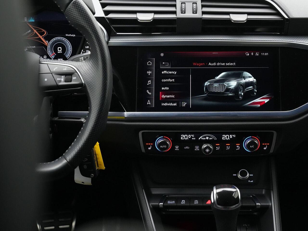 Audi Q3 Sportback 35 TFSI 150 pk S-tronic S Edition / S-Line | Panoramadak | Leder | Achteruitrijcamera | Stoelverwarming | Adaptive Cruise