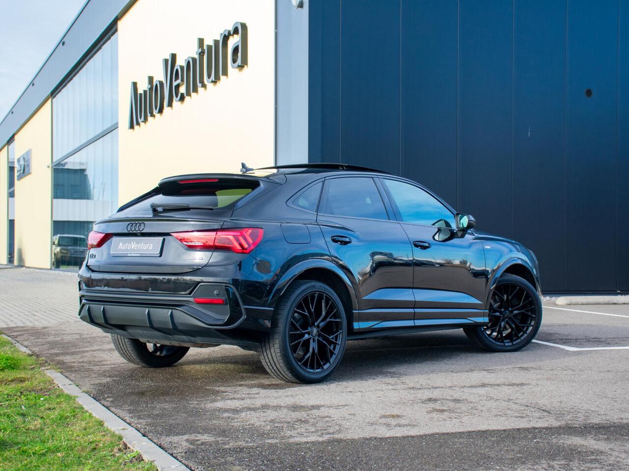 Audi Q3 Sportback 40 TFSI quattro S Edition | Bang & Olufsen Audio l Panoramdak l Adaptive cruise control l Lederen bekleding l Camera l 20" | Black Pack |