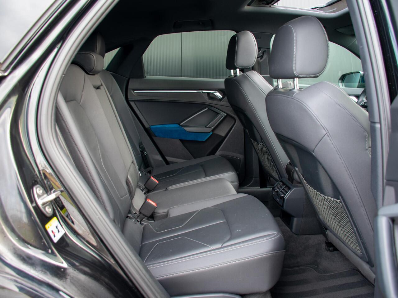 Audi Q3 Sportback 40 TFSI quattro S Edition | Bang & Olufsen Audio l Panoramdak l Adaptive cruise control l Lederen bekleding l Camera l 20" | Black Pack |