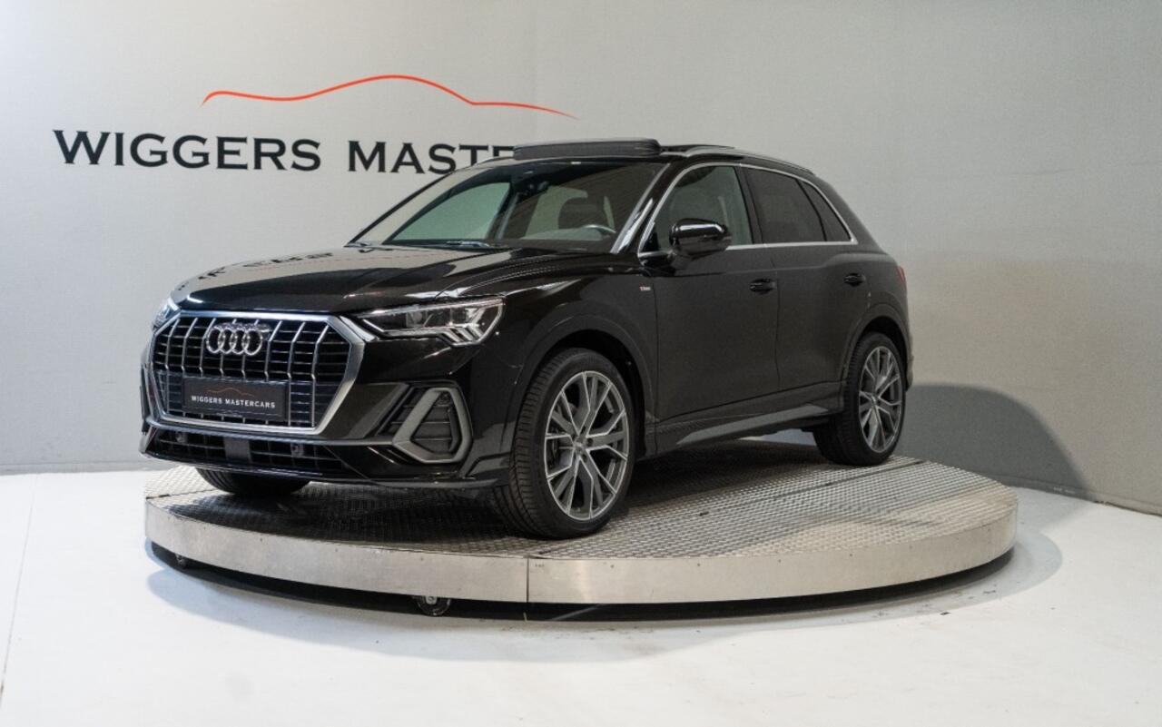 Audi Q3 35 TFSI automaat S-Line, Pano, Keyless, Leder, El.trekhaak, DSP Sound, 20 Inch