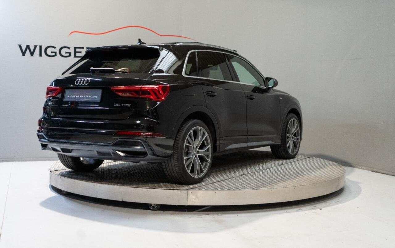 Audi Q3 35 TFSI automaat S-Line, Pano, Keyless, Leder, El.trekhaak, DSP Sound, 20 Inch