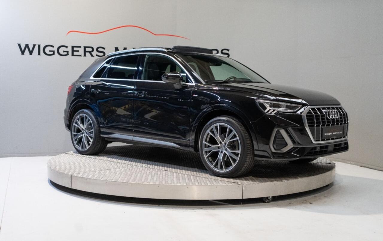 Audi Q3 35 TFSI automaat S-Line, Pano, Keyless, Leder, El.trekhaak, DSP Sound, 20 Inch