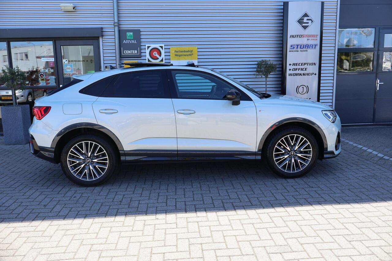 Audi Q3 Sportback 35 TFSI S Edition 2e Eigenaar | Dealer Onderh | NL-Auto | BTW | Pano | S-Line | Sfeer | B&O | Donkere Hemel | Vitrual Cockpit | ELek Klep | Navi | PDC | Full Led | Carplay | Climate