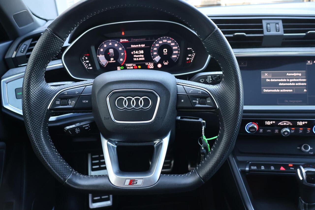 Audi Q3 Sportback 35 TFSI S Edition 2e Eigenaar | Dealer Onderh | NL-Auto | BTW | Pano | S-Line | Sfeer | B&O | Donkere Hemel | Vitrual Cockpit | ELek Klep | Navi | PDC | Full Led | Carplay | Climate