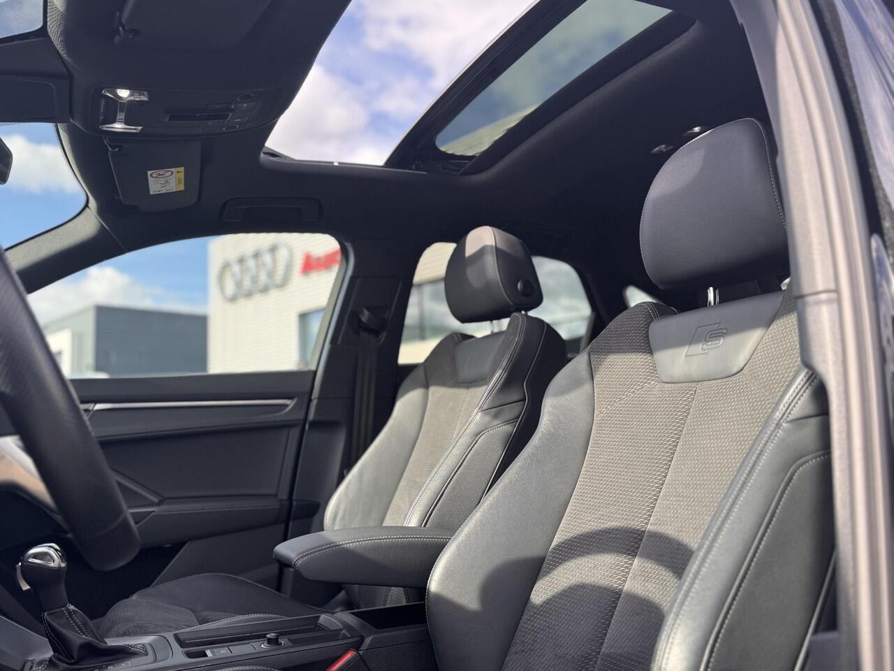 Audi Q3 Sportback 45 TFSI e S Edition 245PK | SOH 91% | Panorama dak | 2x S-line | Blindspot | Ambient+ | Elektrische stoelverstelling |