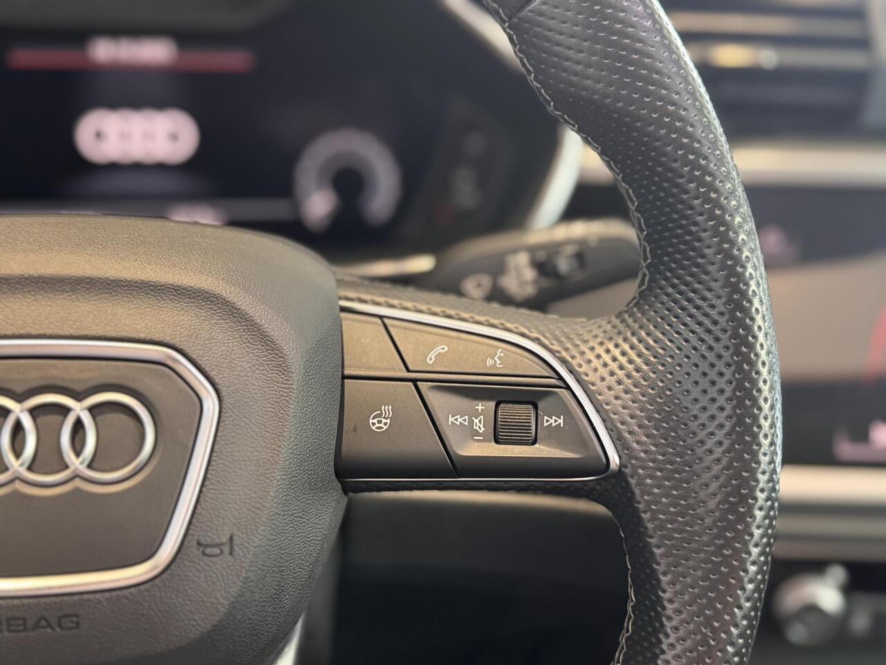 Audi Q3 Sportback 45 TFSI e S Edition 245PK | SOH 91% | Panorama dak | 2x S-line | Blindspot | Ambient+ | Elektrische stoelverstelling |