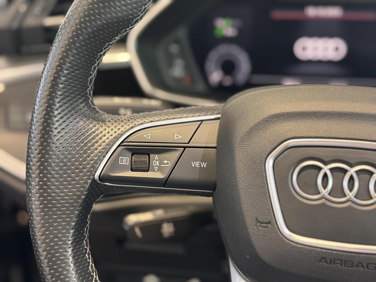 Audi Q3 Sportback 45 TFSI e S Edition 245PK | SOH 91% | Panorama dak | 2x S-line | Blindspot | Ambient+ | Elektrische stoelverstelling |