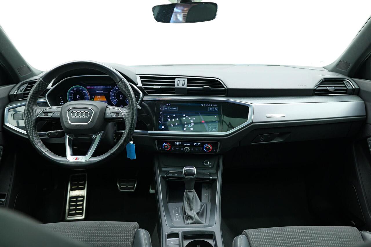 Audi Q3 Sportback 45 TFSI e S-Edition |Pano|3xS-Line|Sonos|360|Dodehoek|