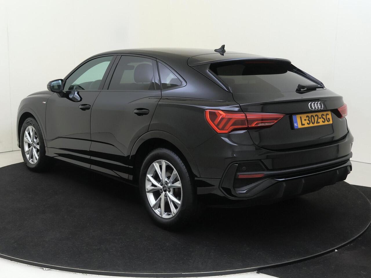 Audi Q3 Sportback 35 TFSI S Edition | Keyless | Navigatie Plus | Stoelverwarming | Cruise control | CarPlay | Elektrische achterklep | Grootlichtassistent |