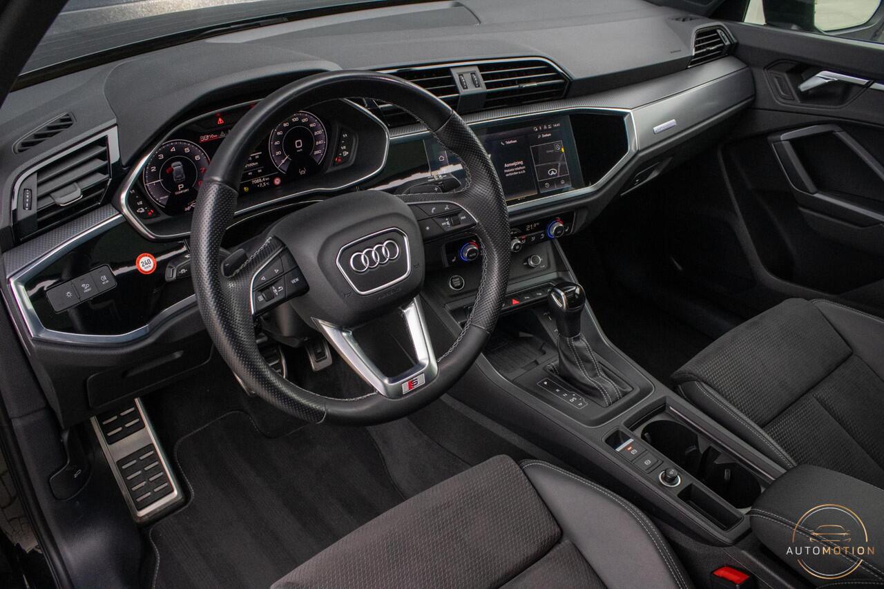 Audi Q3 45 TFSI e S edition PANO ELEKTR. STOEL CAMERA SFEER Sline