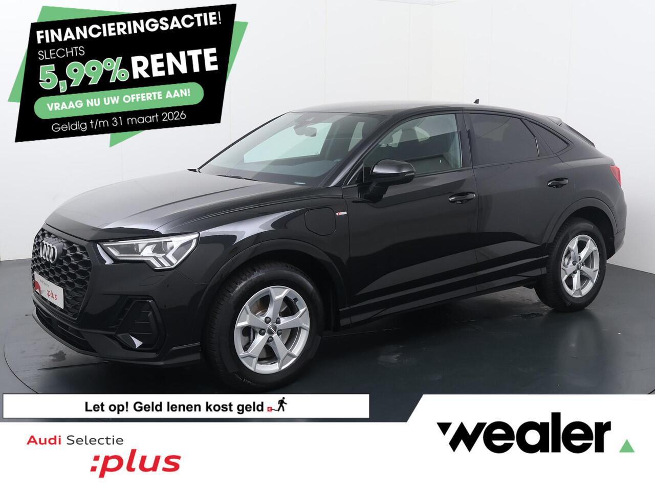 Audi Q3 Sportback 45 TFSI e S Edition | 245 PK | SoH 91% | Virtual pedal achterklep | B&O soundsystem | Matrix LED koplampen | Adaptive cruise control | S line |