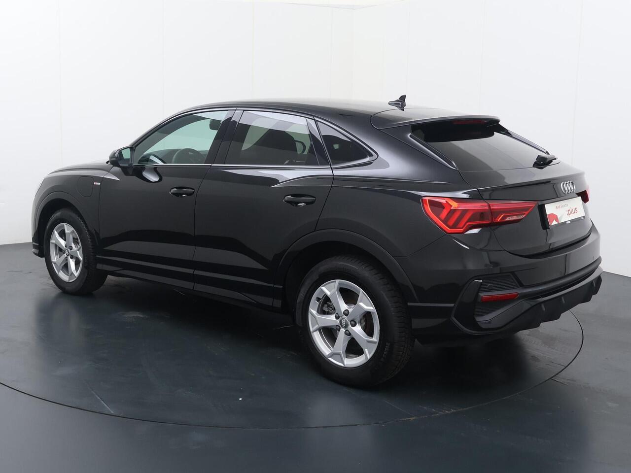 Audi Q3 Sportback 45 TFSI e S Edition | 245 PK | SoH 91% | Virtual pedal achterklep | B&O soundsystem | Matrix LED koplampen | Adaptive cruise control | S line |