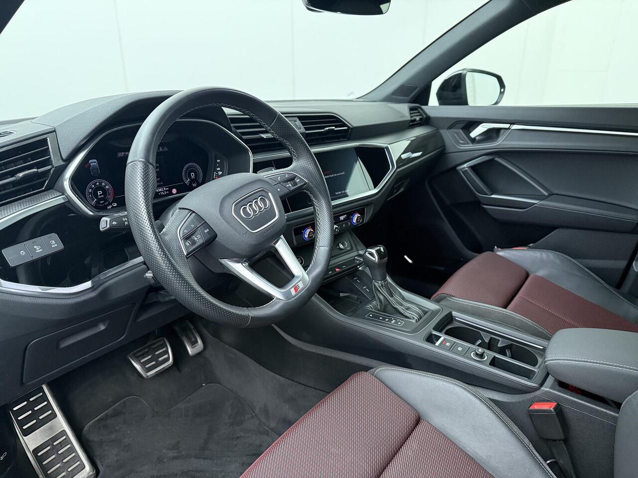 Audi Q3 Sportback 45 TFSI e S Edition | 245 PK | SoH 91% | Virtual pedal achterklep | B&O soundsystem | Matrix LED koplampen | Adaptive cruise control | S line |