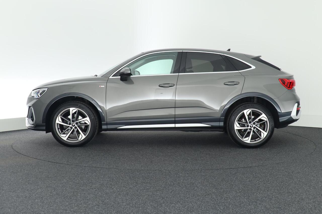 Audi Q3 Sportback 35 TFSI 150pk S-Tronic Pro Line S Trekhaak Stoelverwarming ACC Carplay Virtual Cockpit S-Line