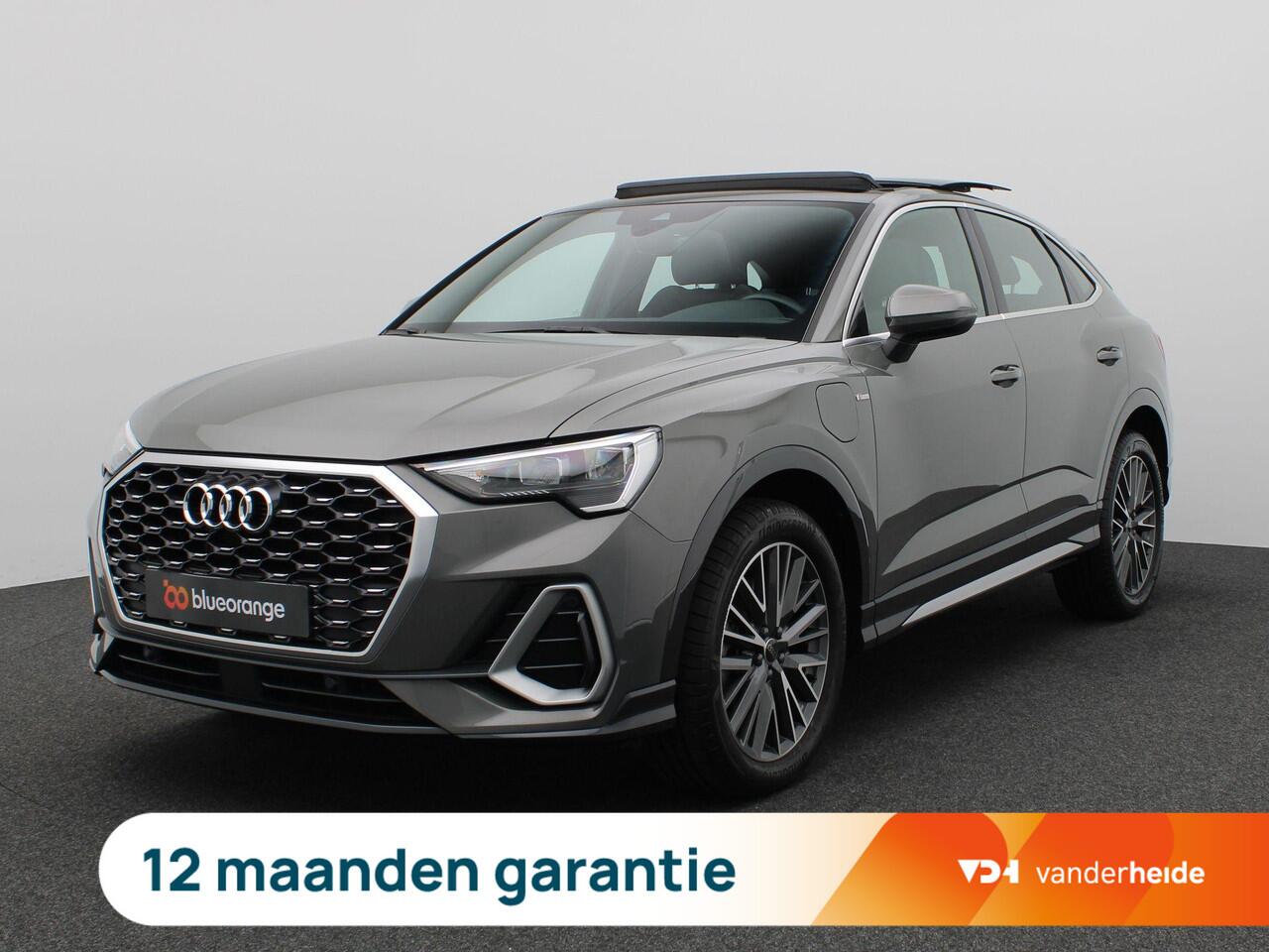 Audi Q3 Sportback 45 TFSI e S Edition 245PK S-Tronic Pano-Schuifdak, SOH 89%, Trekhaak, PDC voor en achter, Stoelverwarming, 19" LM Velgen, Navi, Clima