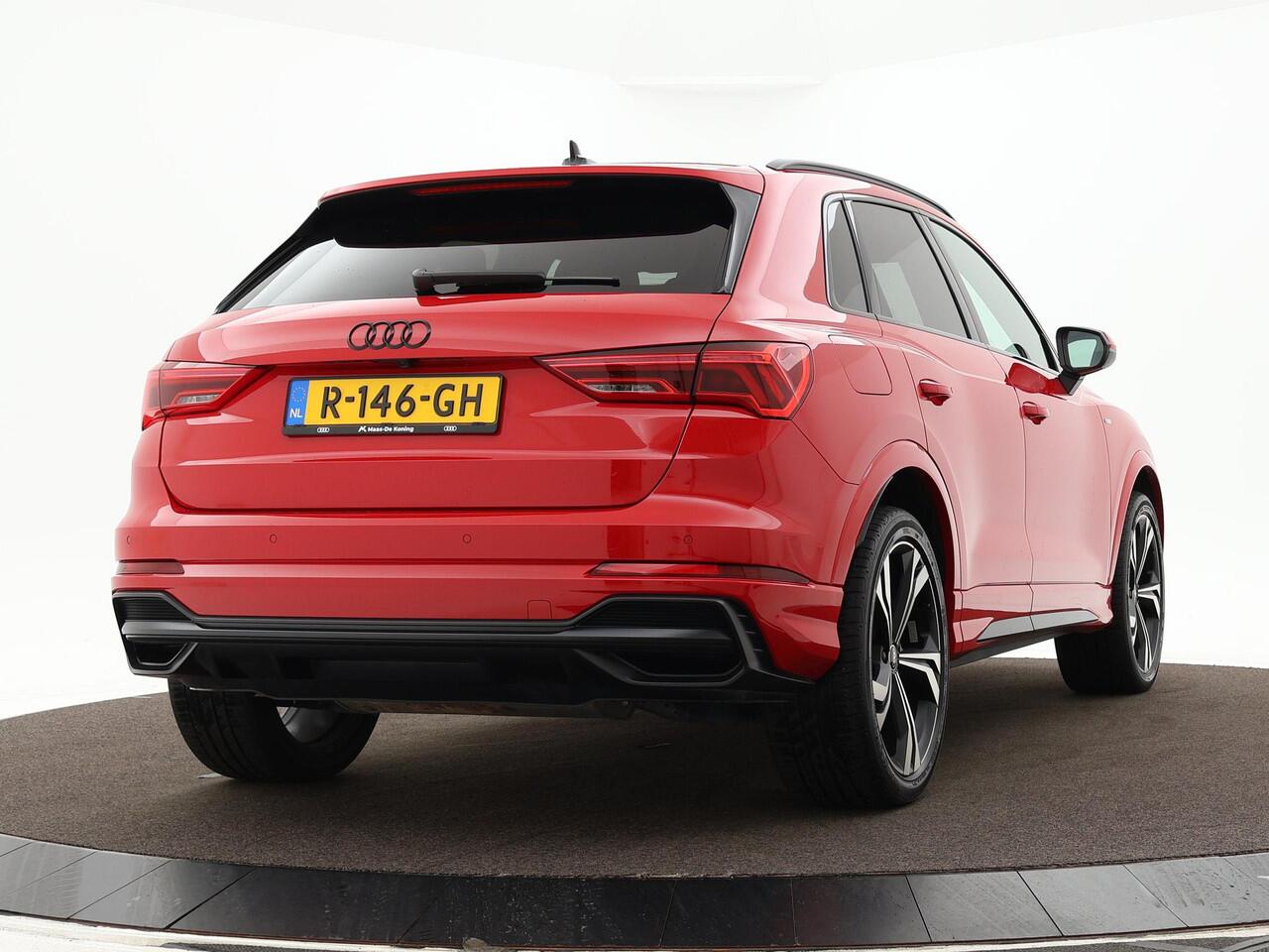 Audi Q3 45 TFSIe 245pk S-Tronic S Edition · Camera · Keyless · Side Assist · Inklap. Trekhaak · 20"Velgen · ACC · Stoelverwarming · Optiekpakket Zwart · Garantie t/m 11-01-2027 of 100.000km