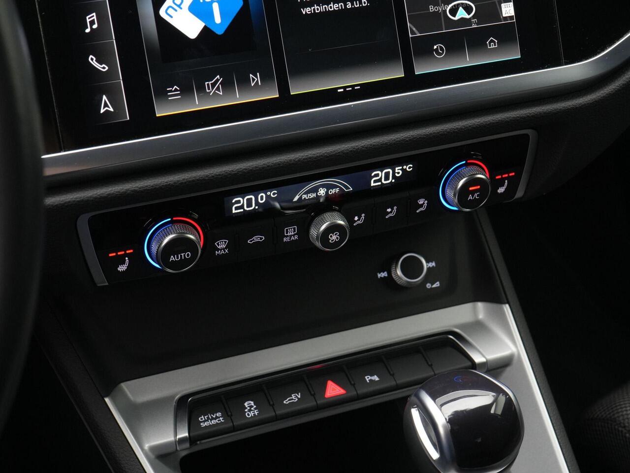 Audi Q3 45 TFSI e 245 pk Advanced edition | Stoelverwarming | Navigatie | Parkeersensoren voor/achter | Standkachel | 18 inch