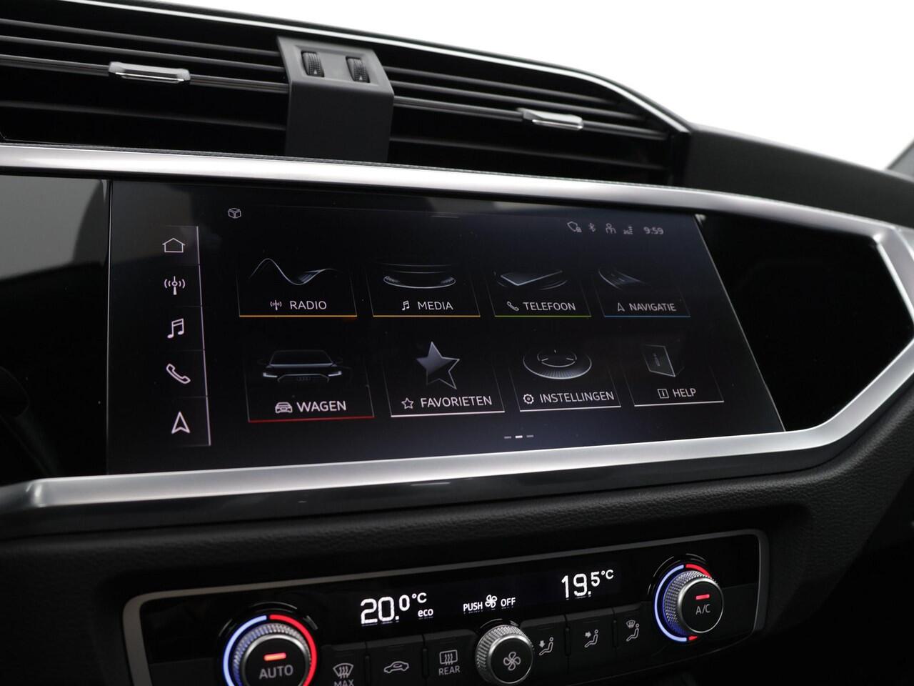 Audi Q3 Sportback 45 TFSIe 245pk S-tronic S Edition · Panoramadak · Elek. Achterklep · Dodehoek Detectie · Lederen Bekleding · Cruise Control · P-Sensoren · 19'' Inch ·