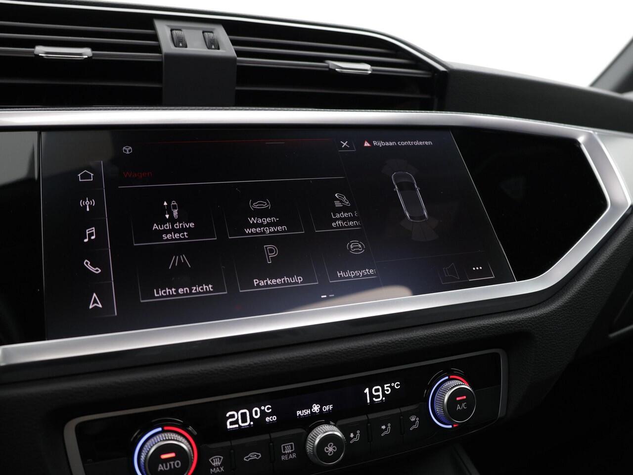 Audi Q3 Sportback 45 TFSIe 245pk S-tronic S Edition · Panoramadak · Elek. Achterklep · Dodehoek Detectie · Lederen Bekleding · Cruise Control · P-Sensoren · 19'' Inch ·