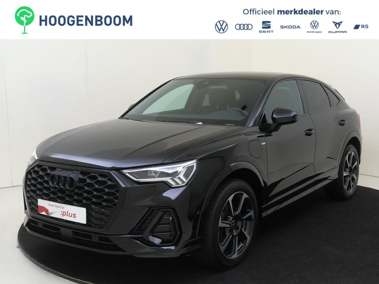 Audi Q3 Sportback 45 TFSI e S edition | SoH 90% | Achteruitrijcamera | Lederen bekleding | Adaptieve cruise control | Dodehoek detectie | Keyless | Stoelverwarming | Navigatie |