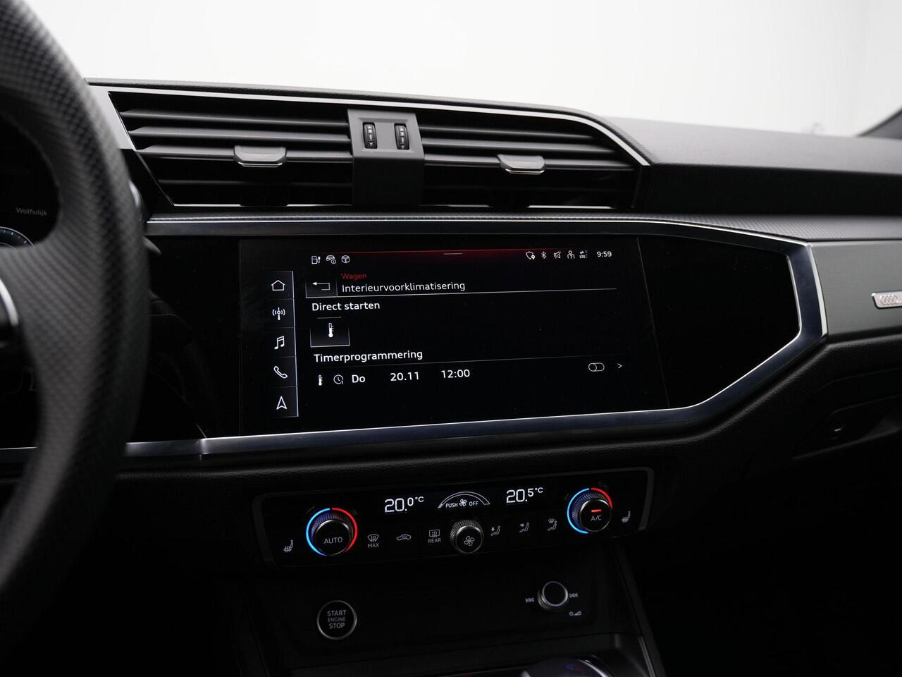 Audi Q3 Sportback 45 TFSI e 245 pk S-tronic S-Line | Panoramadak | Trekhaak | 360 camera | Navigatie | Stoelverwarming