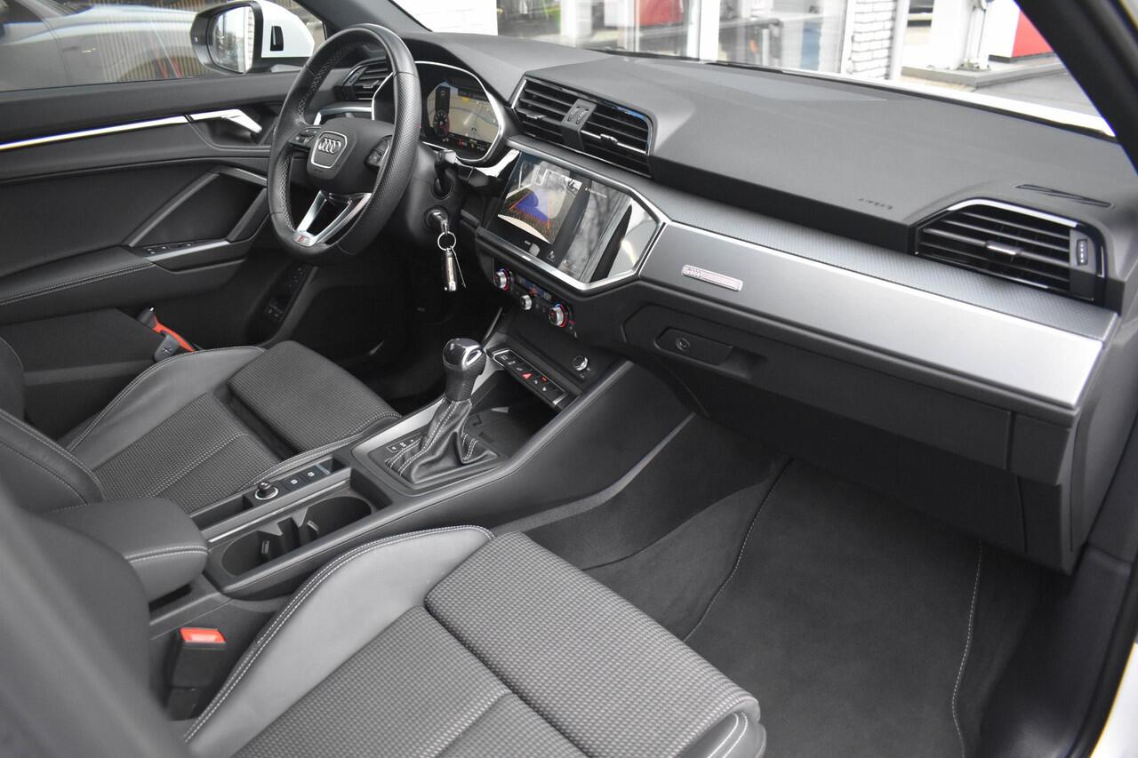 Audi Q3 45 TFSI e S edition Zwart Optiek Elc Stoelen Virtu
