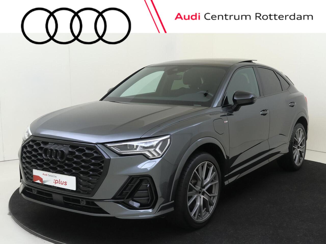 Audi Q3 Sportback 45 TFSI e S edition | SoH 100% | Panoramadak | Lederen bekleding | LED matrix verlichting | Achteruitrijcamera | Adaptieve cruise control | Dodehoek detectie | Keyless | CarPlay |