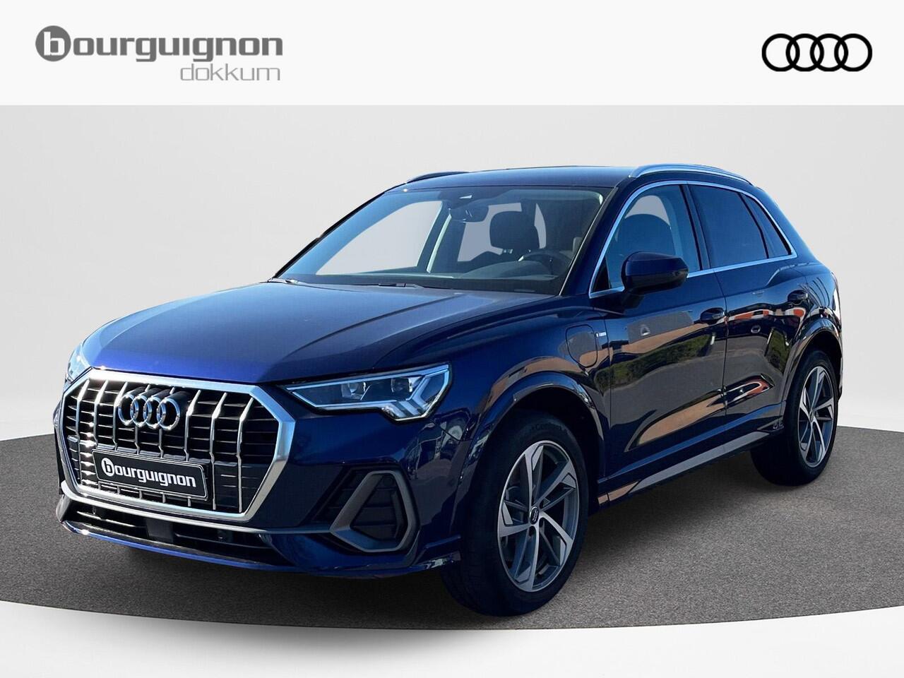 Audi Q3 45 TFSI e S edition | PHEV | Trekhaak | Elec. A-Klep | 19Inch | Leder-alcantara | 6.023Km |