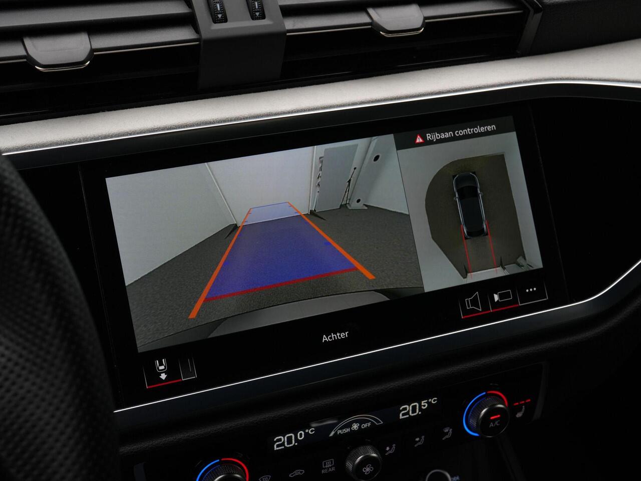 Audi Q3 Sportback 35 TFSI 150 pk S-tronic S Edition Competition | Panoramadak | Adaptief onderstel (DCC) | Trekhaak | Rondomzicht camera | Stoelverwarming | Standkachel | SONOS sound | 20 inch