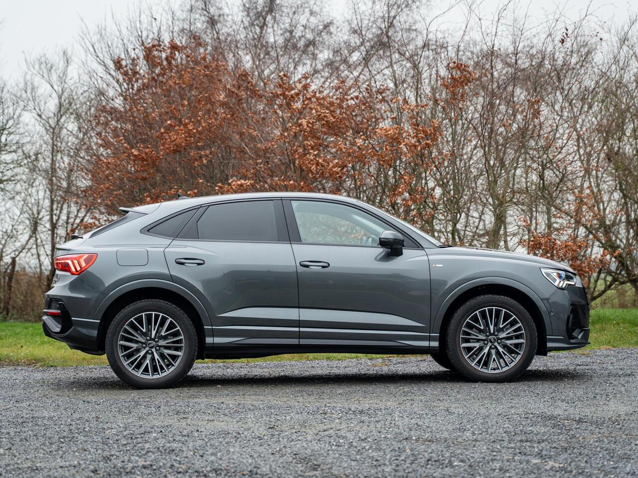 Audi Q3 Sportback 45 TFSI e S Edition // camera // sportstoelen // stoelverw.