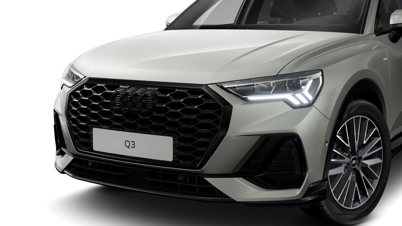 Audi Q3 Sportback 35 TFSI S Edition Competition | Zakelijke financiering 3,99% | Adaptive cruise control | Sonos premium 3d sound | Optiekpakket zwart plus | Ambient verlichting | Keyless |