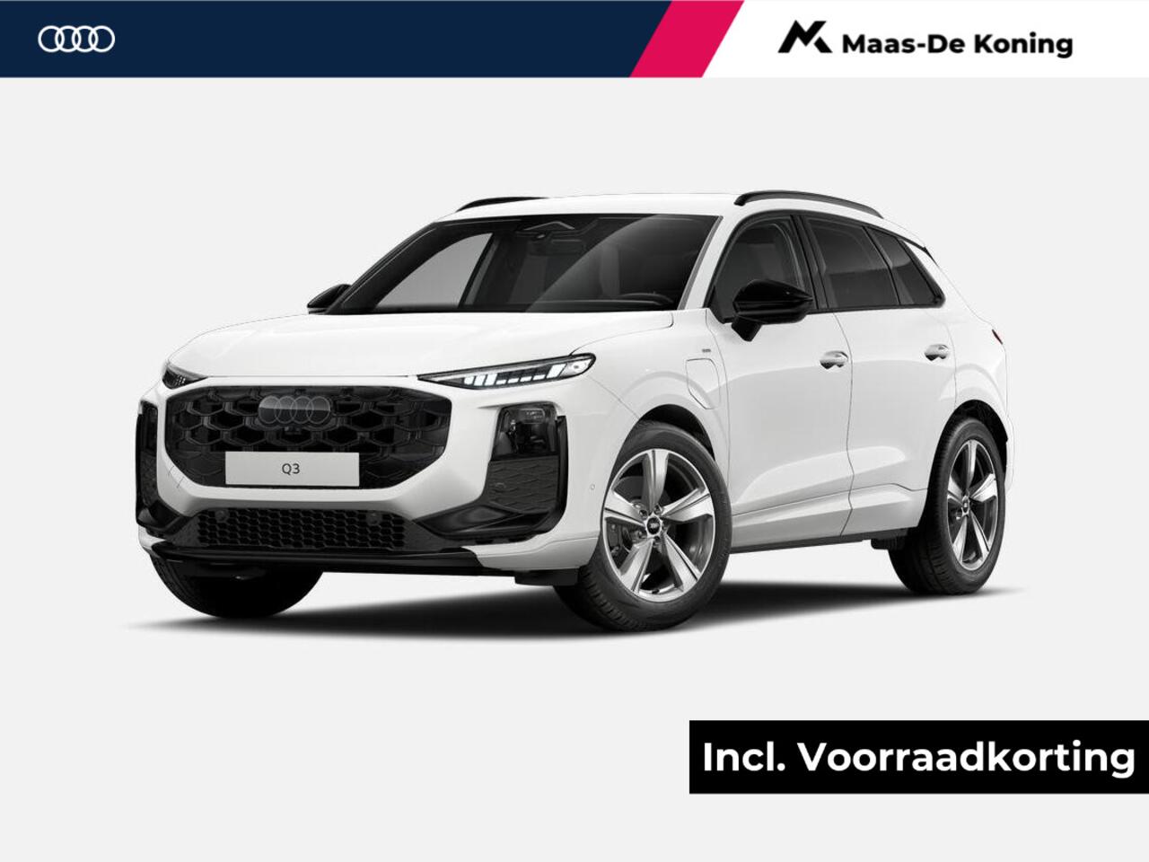 Audi Q3 1.5 TFSI e-hybrid S edition 272 PK · Techniekpakket plus · Privacy glas · Optiekpakket zwart-glanzend