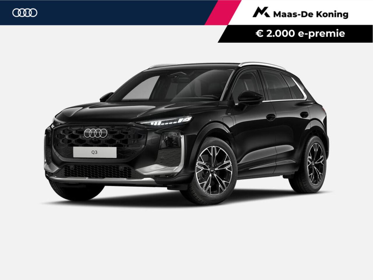 Audi Q3 1.5 TFSI e-hybrid S edition 272 PK · Techniekpakket plus · Privacy glas · S line interieur met sportst.