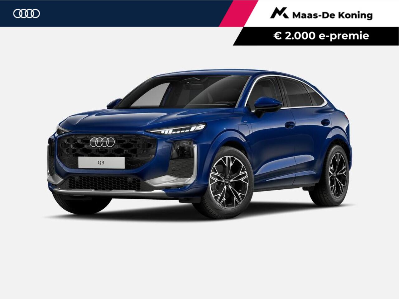 Audi Q3 Sportback 1.5 TFSI e-hybrid S edition 272 PK · Techniekpakket plus · Privacy glas · Koplampsproeiers