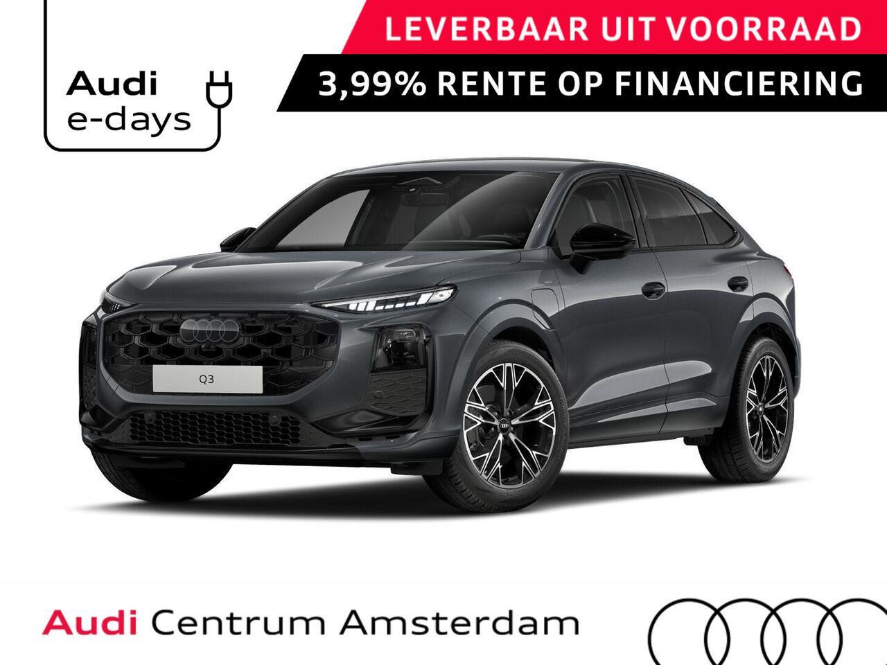 Audi Q3 Sportback S edition e-hybrid 272 pk | Techniekpakket plus | Lederen sportstoelen | Optiekpakket zwart | Privacy glas |