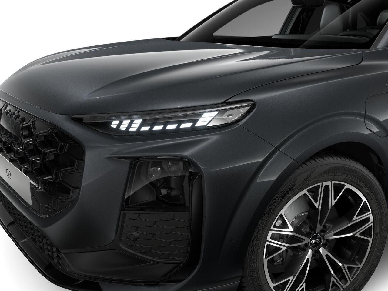 Audi Q3 Sportback S edition e-hybrid 272 pk | Techniekpakket plus | Lederen sportstoelen | Optiekpakket zwart | Privacy glas |