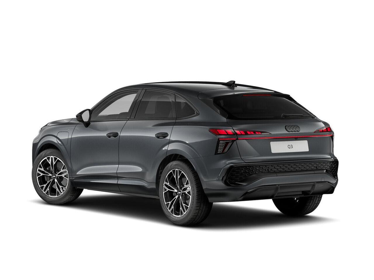 Audi Q3 Sportback S edition e-hybrid 272 pk | Techniekpakket plus | Lederen sportstoelen | Optiekpakket zwart | Privacy glas |