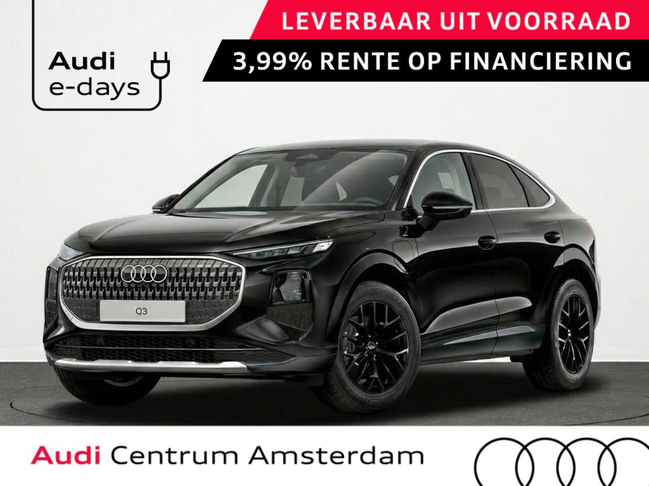 Audi Q3 Sportback Advanced edition e-hybrid 272 pk | Techniek pakket | Ambiente verlichting | Bagagenet | Privacy glas |