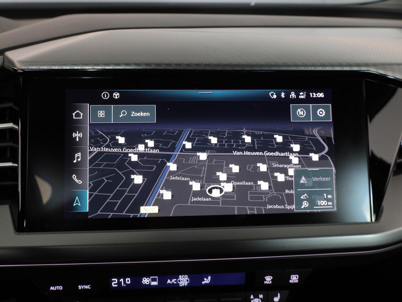 Audi Q4 Sportback e-tron 40 Advanced edition 77 kWh 204 pk | SoH 96% | Navigatie | Parkeersensoren achter | Matrix LED koplampen | Stoelverwarming |