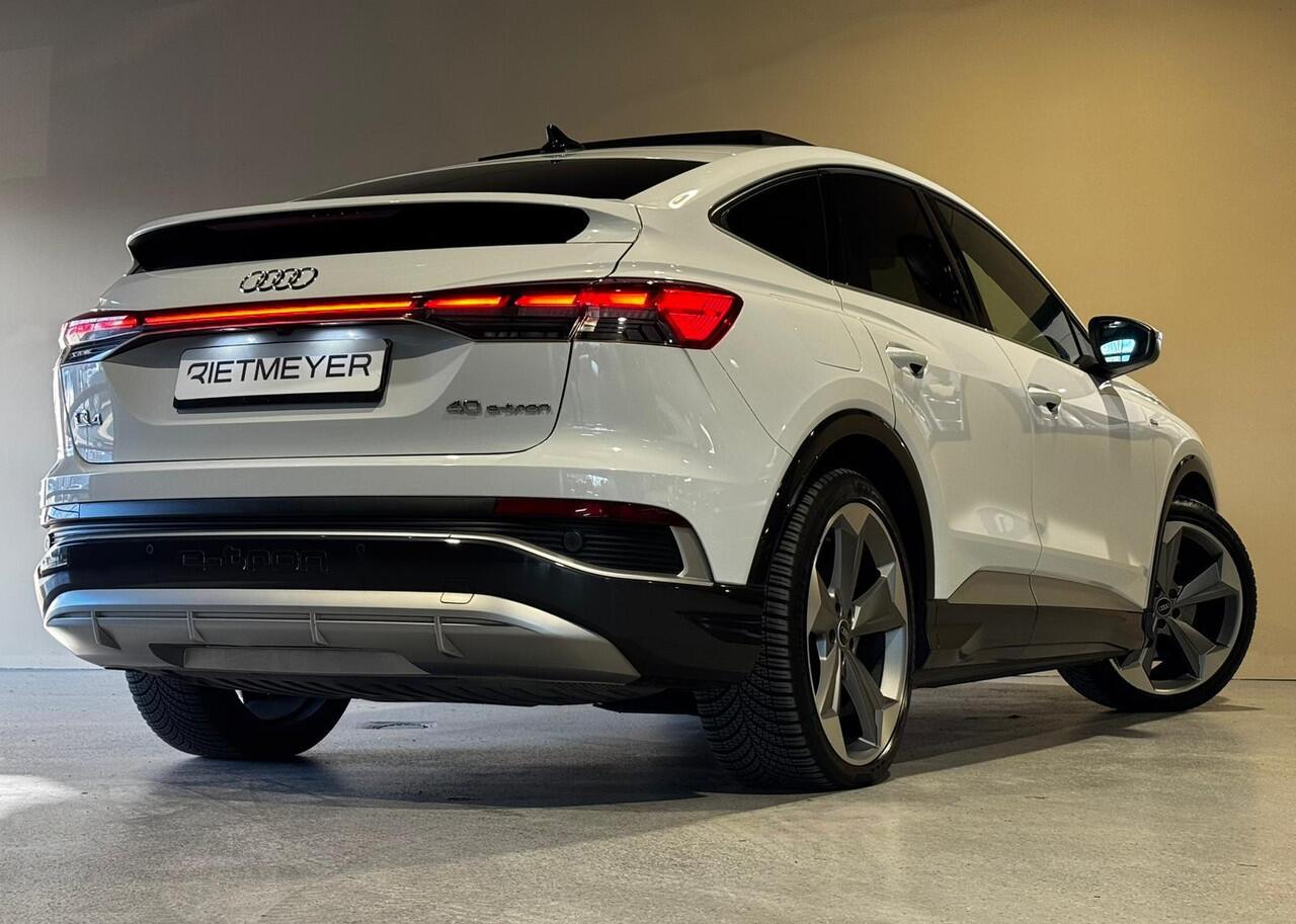 Audi Q4 Sportback e-tron 40 S Competition 77 kWh |RS Zetels |Pano |SONOS |Sfeer |Memory |Stoelverw. |Camera