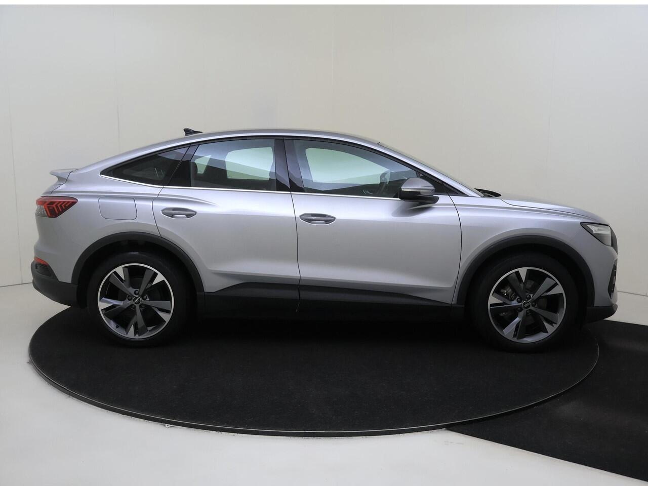 Audi Q4 Sportback e-tron 35 Advanced edition 55 kWh | SoH 90% | Head-up display | Achteruitrijcamera | Adaptieve cruise control | Navigatie Plus | Keyless | Elektrische achterklep | CarPlay |