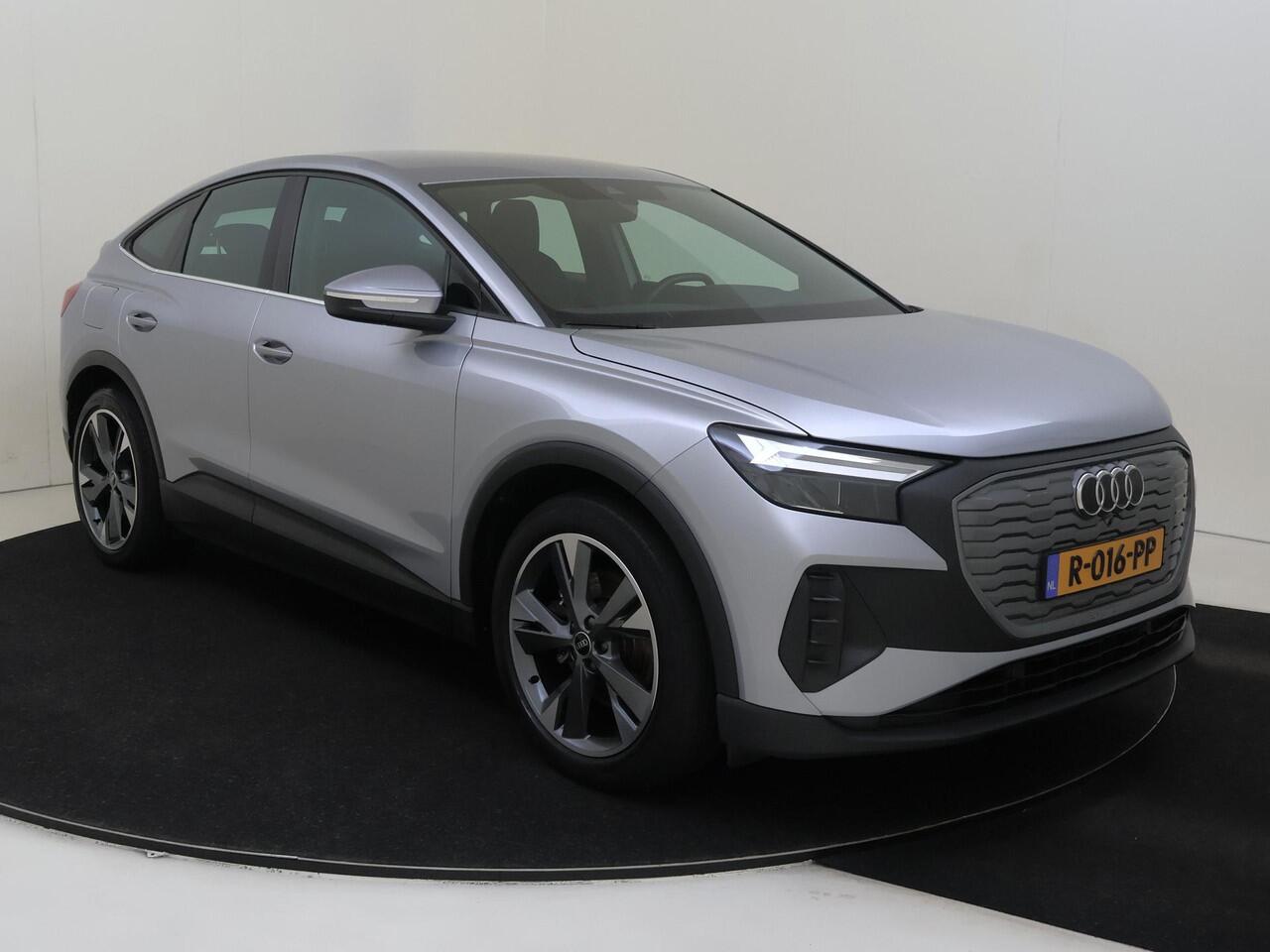 Audi Q4 Sportback e-tron 35 Advanced edition 55 kWh | SoH 90% | Head-up display | Achteruitrijcamera | Adaptieve cruise control | Navigatie Plus | Keyless | Elektrische achterklep | CarPlay |