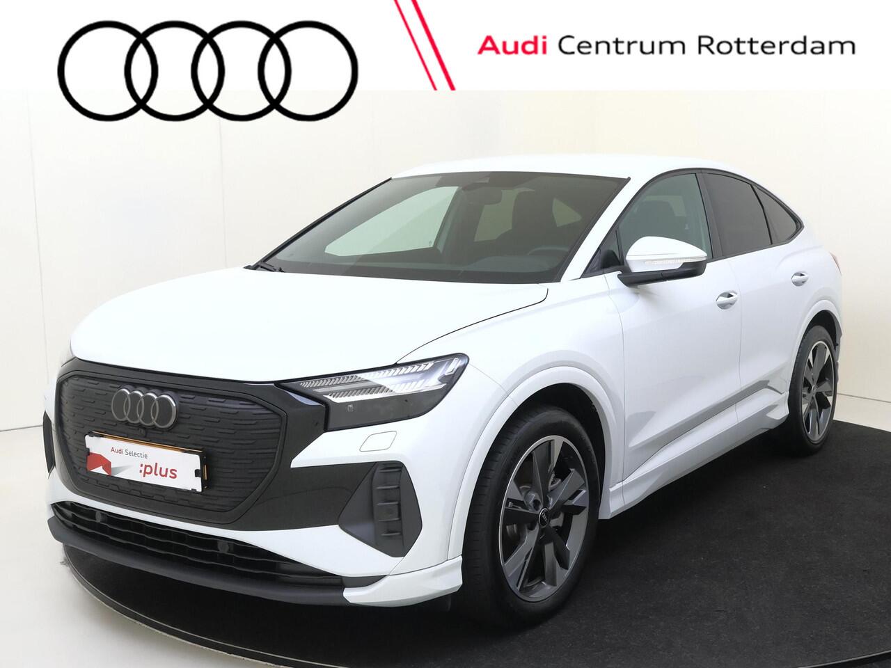 Audi Q4 Sportback e-tron 40 Advanced edition 77 kWh | SoH 96% | Trekhaak | Navigatie Plus | LED matrix verlichting | Stoelverwarming | CarPlay | Cruise control | Elektrische achterklep |