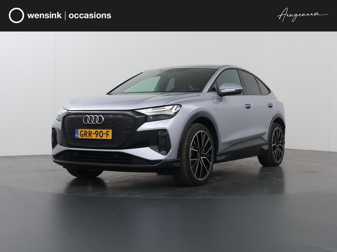Audi Q4 Sportback e-tron 45 quattro Advanced edition 82 kWh | SOH 100% | Audi E-Care tot 11-2029 | Adaptieve Cruise Control | Camera | Sportstoelen | Stoelverwarming | Matrix LED | Comfort Pakket | Smartphone Pakket |