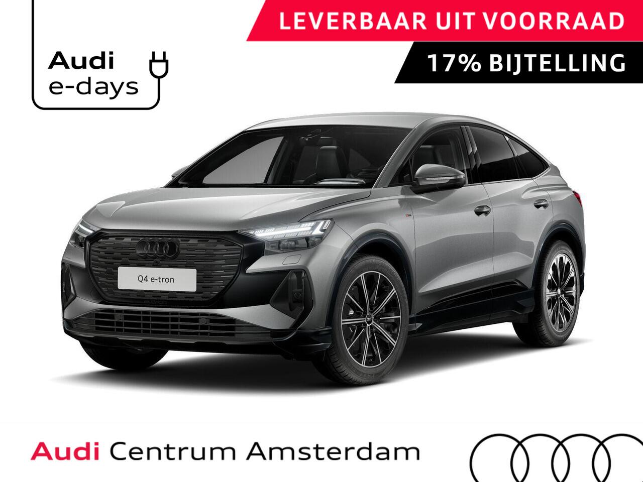 Audi Q4 Sportback e-tron 45 S edition Competition 82 kWh 286 pk | Assistentiepakket plus | Trekhaak | Ambient lichtpakket | Optiekpakket zwart plus |