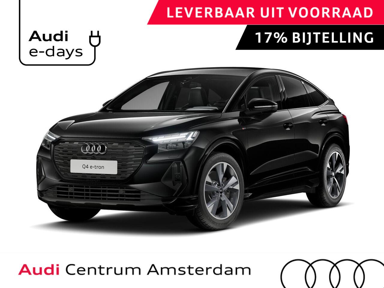Audi Q4 Sportback e-tron 45 S edition Competition 82 kWh 286 pk | Assistentiepakket plus | Comfortpakket plus | Klimaatregelingspakket | MMI navigatie pro |