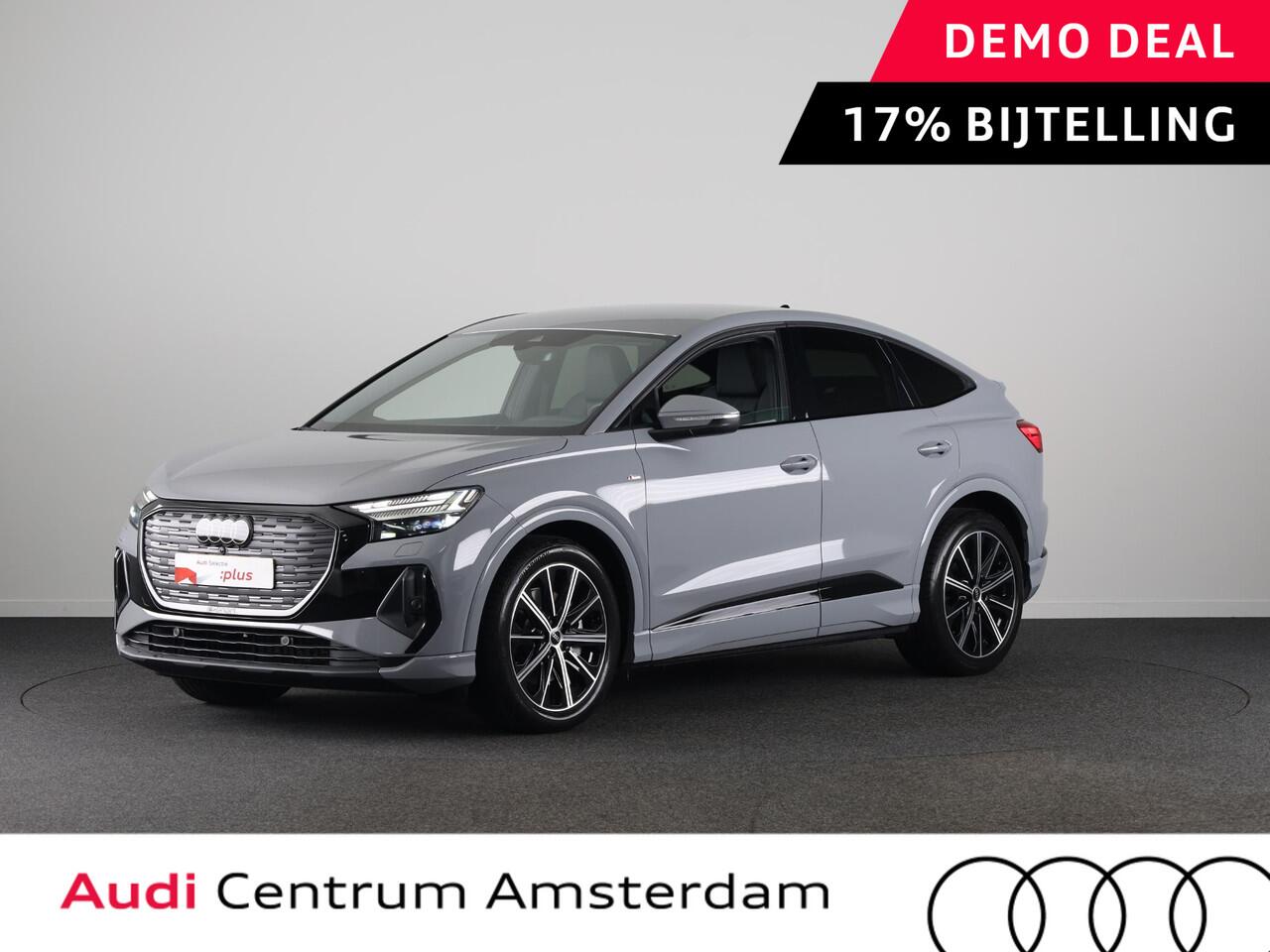 Audi Q4 Sportback e-tron 45 quattro S Edition Competition 82 kWh 286pk | Assistentiepakket plus | 20 inch lichtmetalen velgen | Lichtpakket plus |